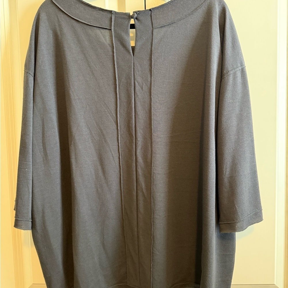 H by Bordeaux Gray Women's Top - Picture 3 of 3